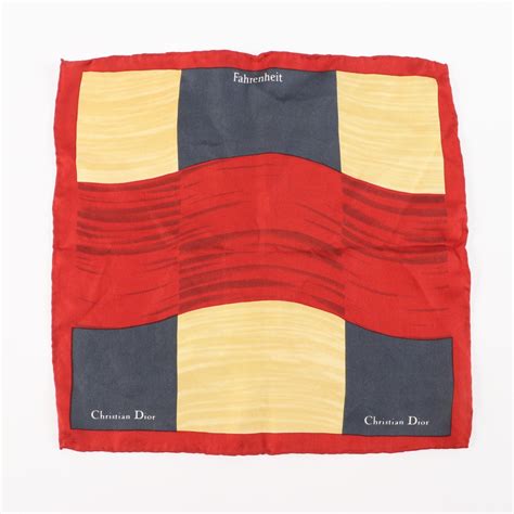 christian dior silk squares scarf